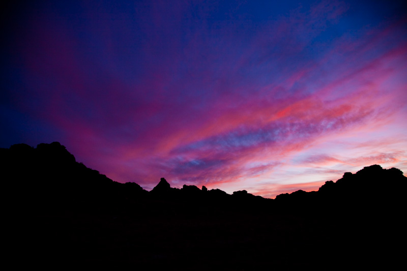 Sunset From Camp